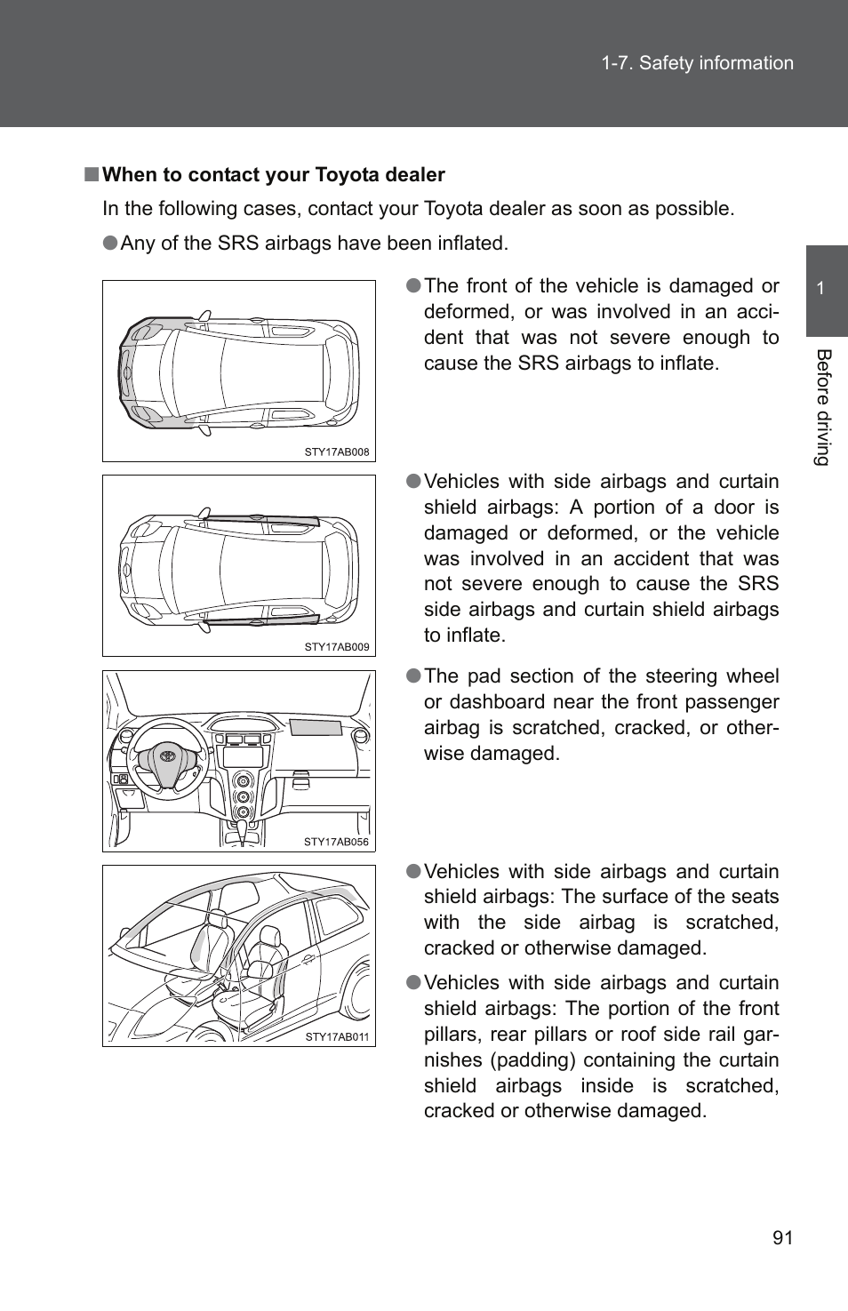 TOYOTA 2010 Yaris User Manual | Page 105 / 406