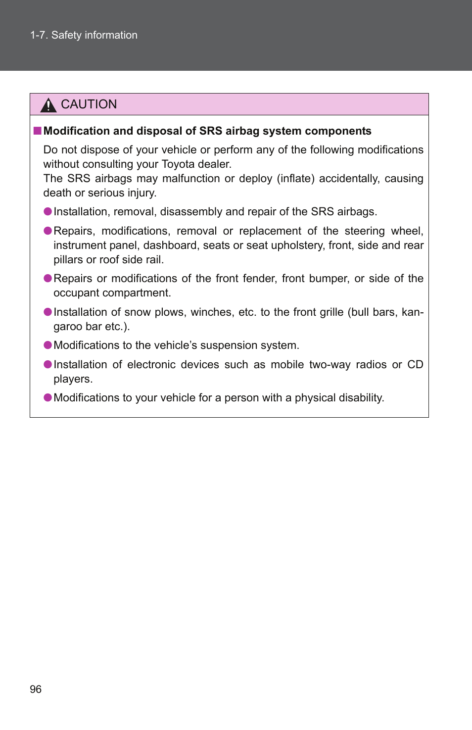 TOYOTA 2010 Yaris User Manual | Page 110 / 406