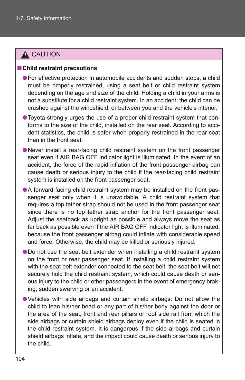 TOYOTA 2010 Yaris User Manual | Page 118 / 406