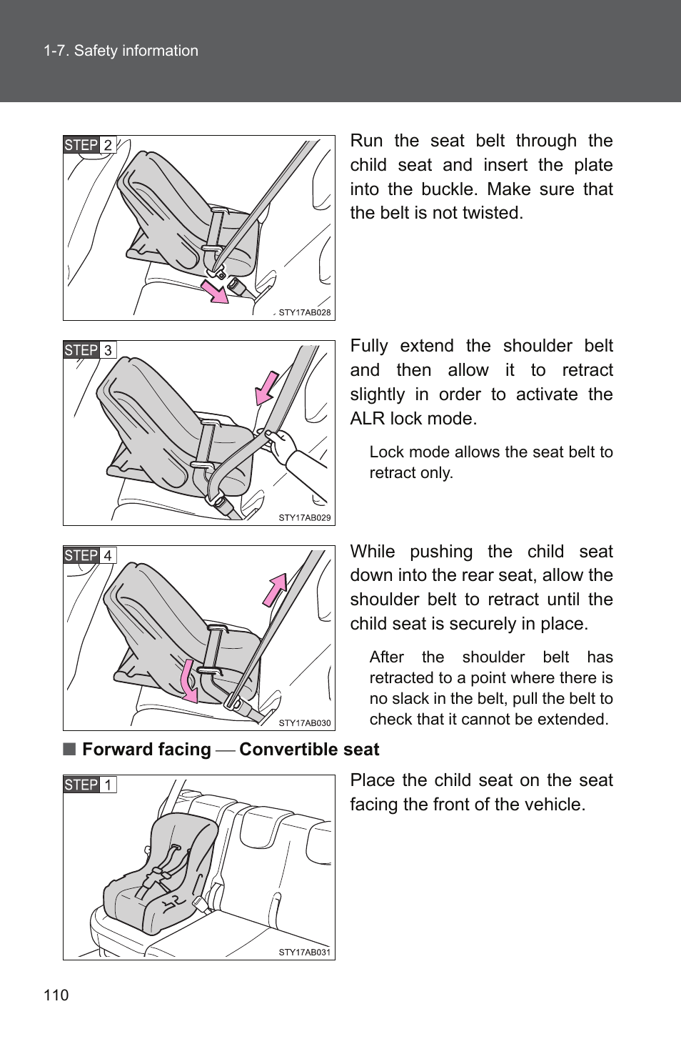 TOYOTA 2010 Yaris User Manual | Page 124 / 406
