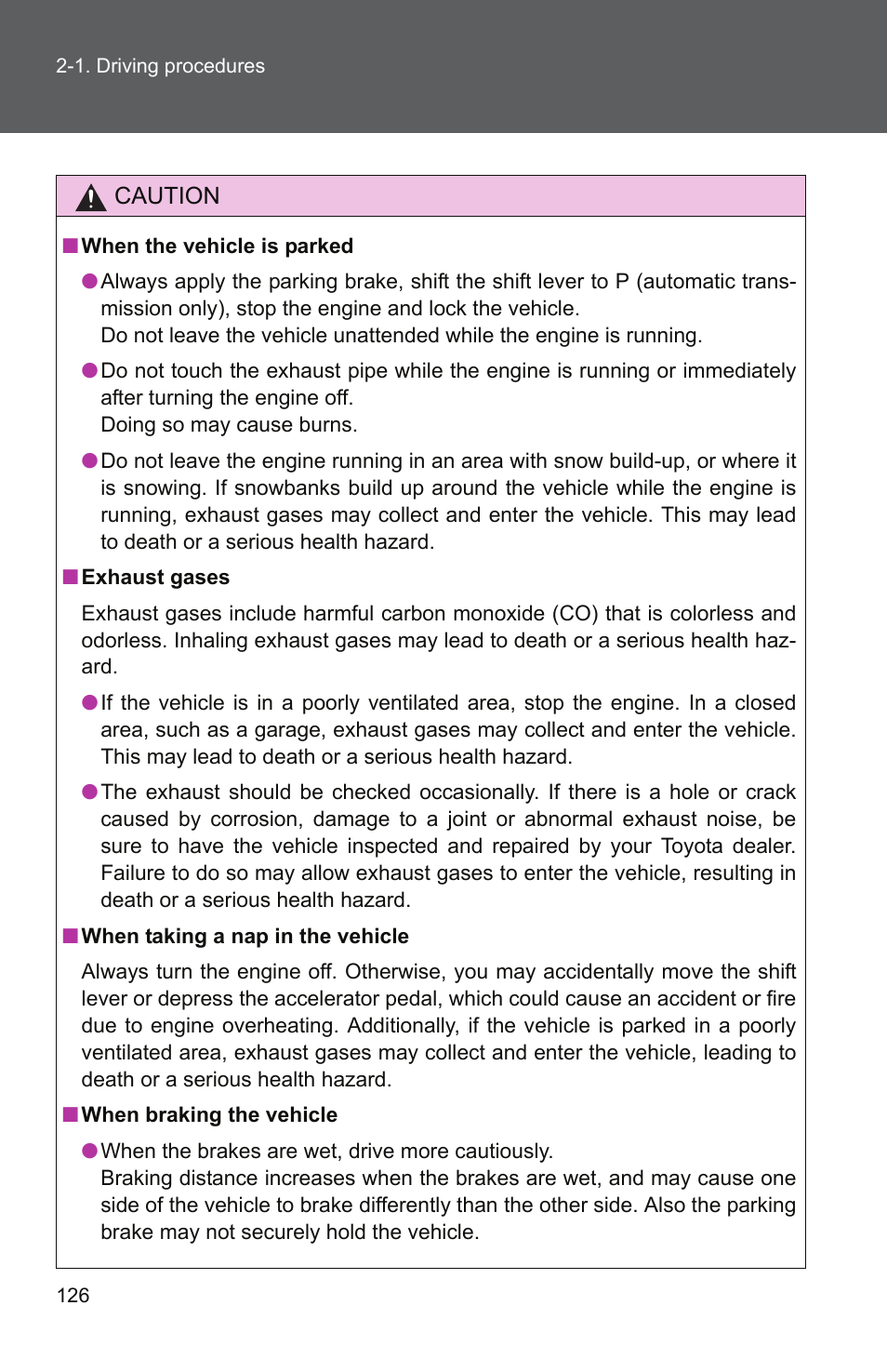 TOYOTA 2010 Yaris User Manual | Page 139 / 406