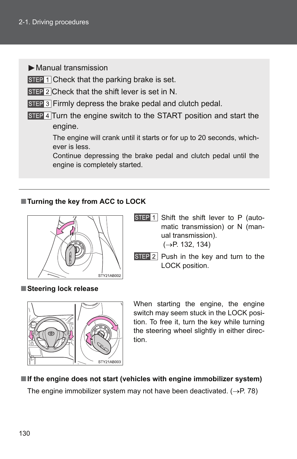 TOYOTA 2010 Yaris User Manual | Page 143 / 406