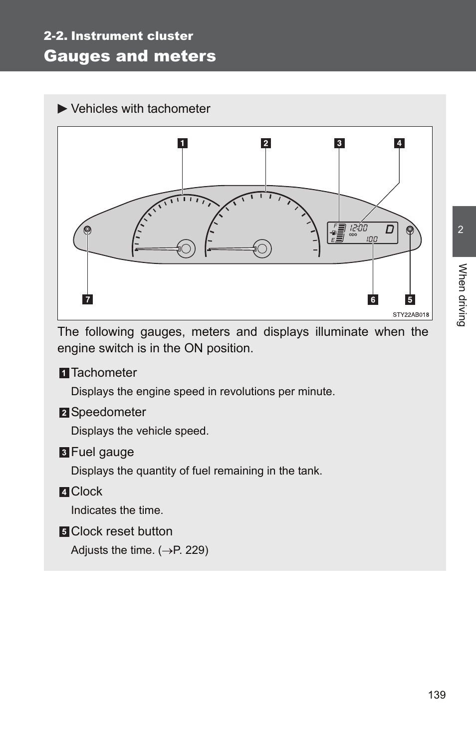 Sec_2-2, Gauges and meters | TOYOTA 2010 Yaris User Manual | Page 152 / 406