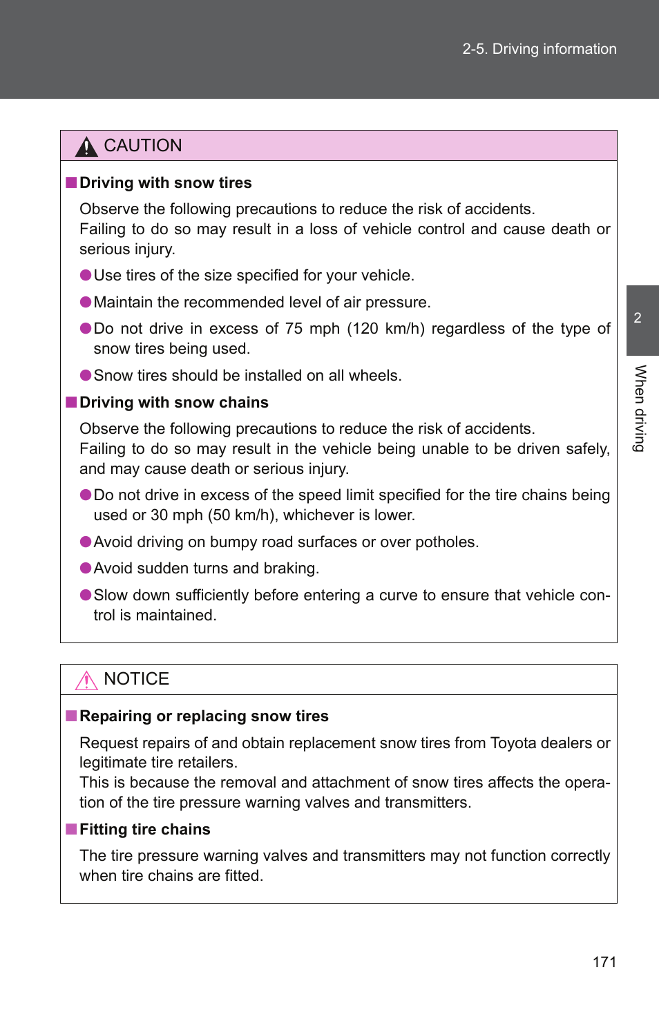 TOYOTA 2010 Yaris User Manual | Page 184 / 406