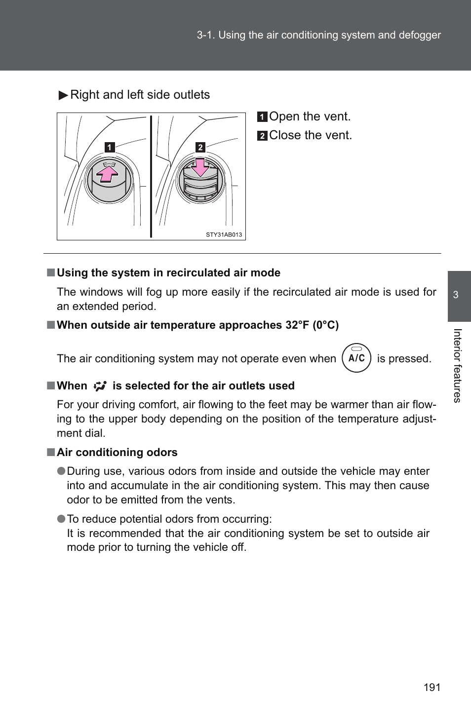 TOYOTA 2010 Yaris User Manual | Page 203 / 406