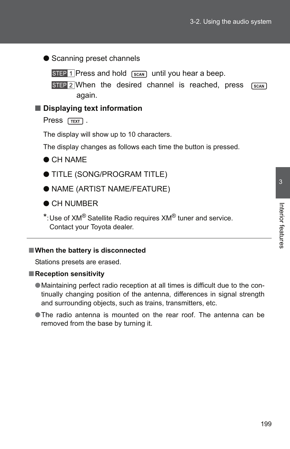 TOYOTA 2010 Yaris User Manual | Page 211 / 406