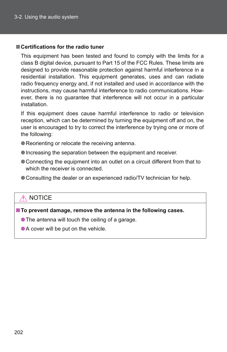 TOYOTA 2010 Yaris User Manual | Page 214 / 406