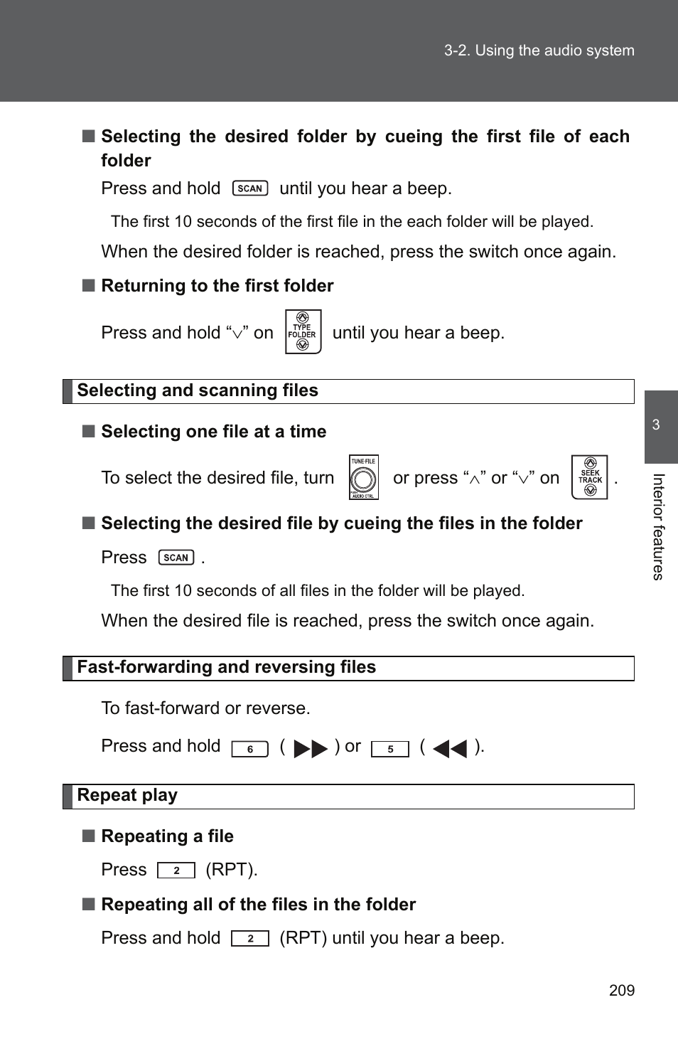TOYOTA 2010 Yaris User Manual | Page 221 / 406