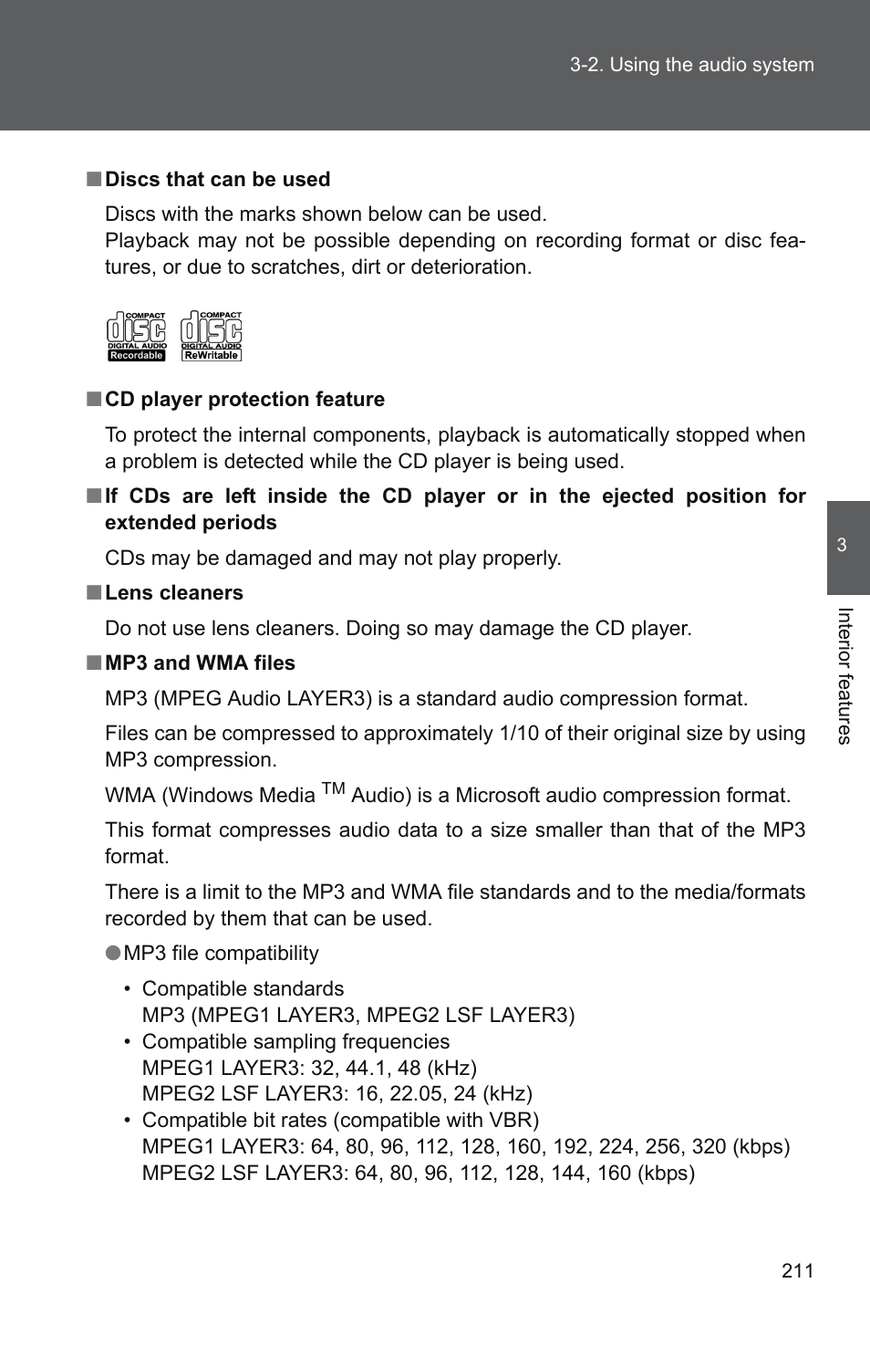 TOYOTA 2010 Yaris User Manual | Page 223 / 406