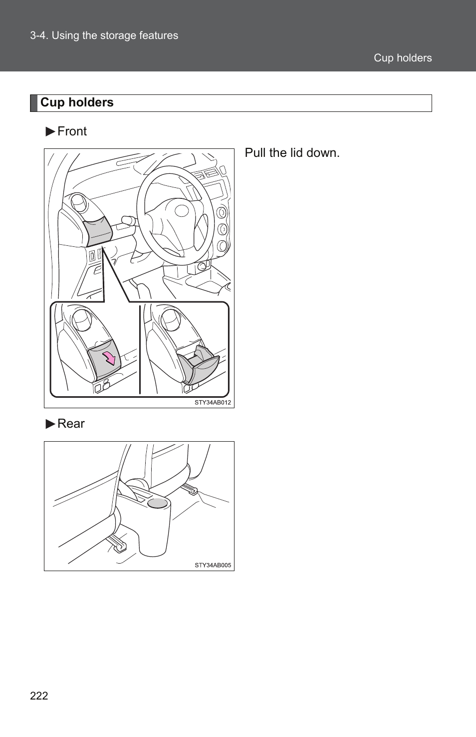 TOYOTA 2010 Yaris User Manual | Page 234 / 406