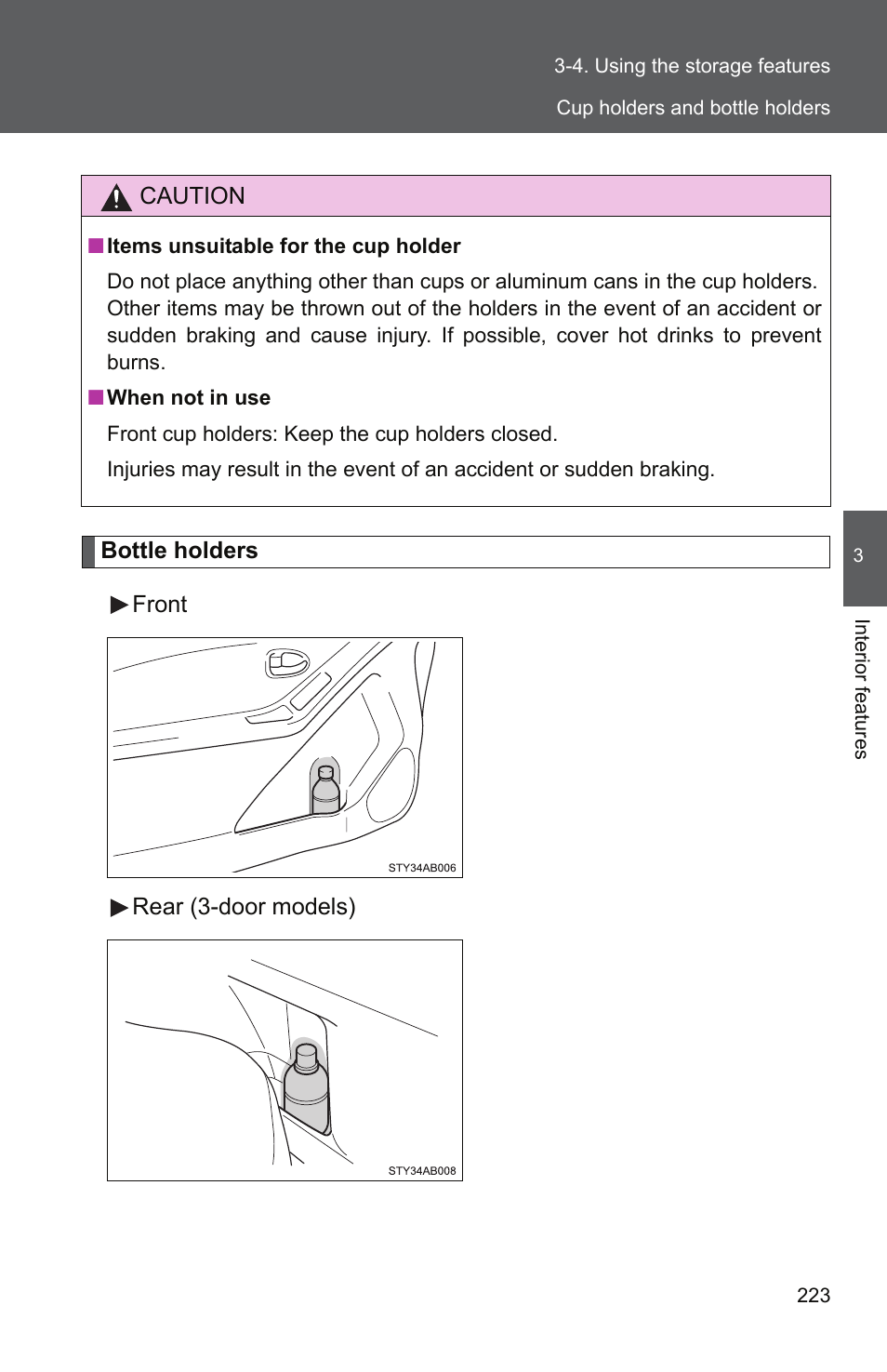 TOYOTA 2010 Yaris User Manual | Page 235 / 406