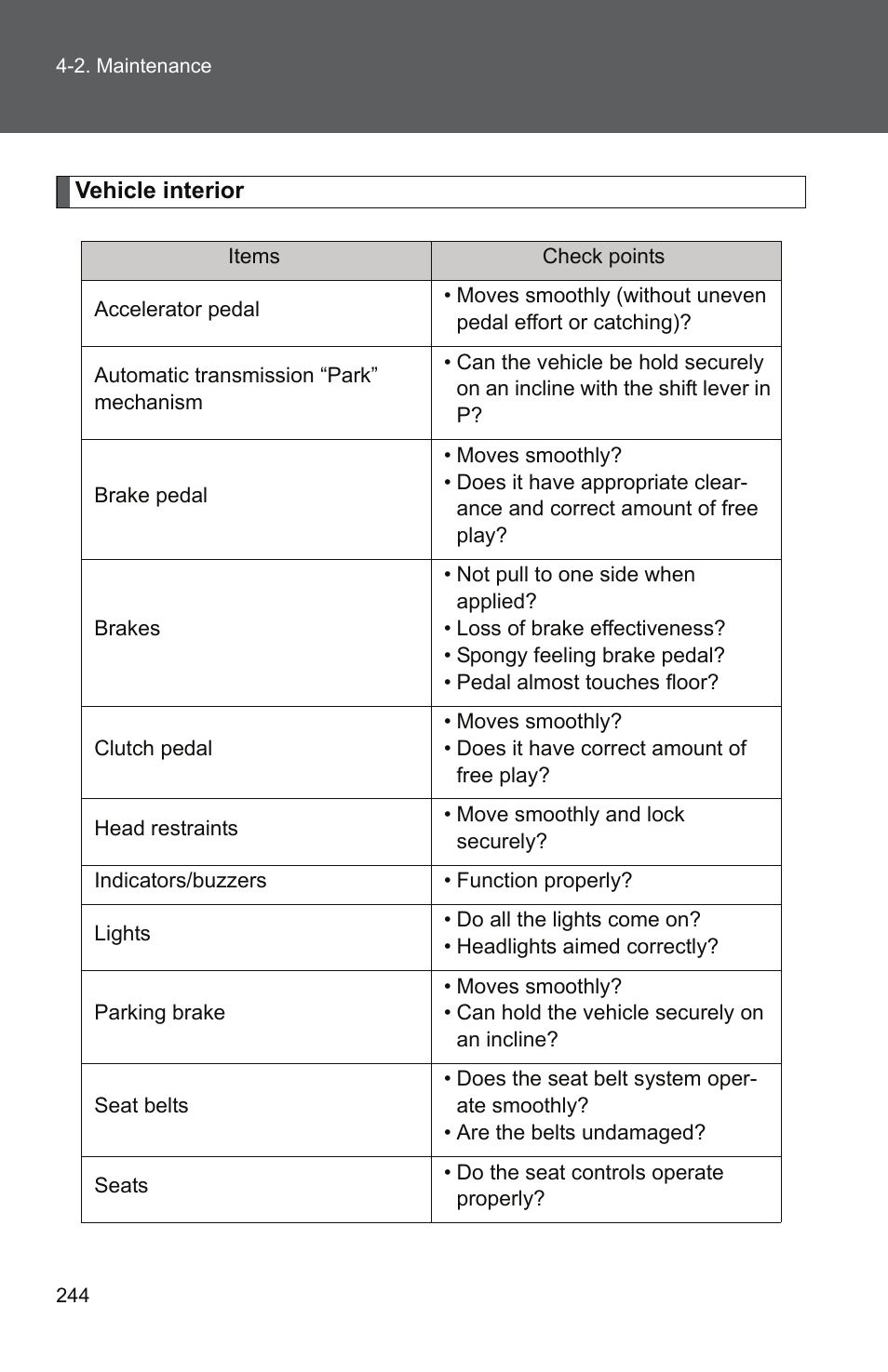 TOYOTA 2010 Yaris User Manual | Page 255 / 406