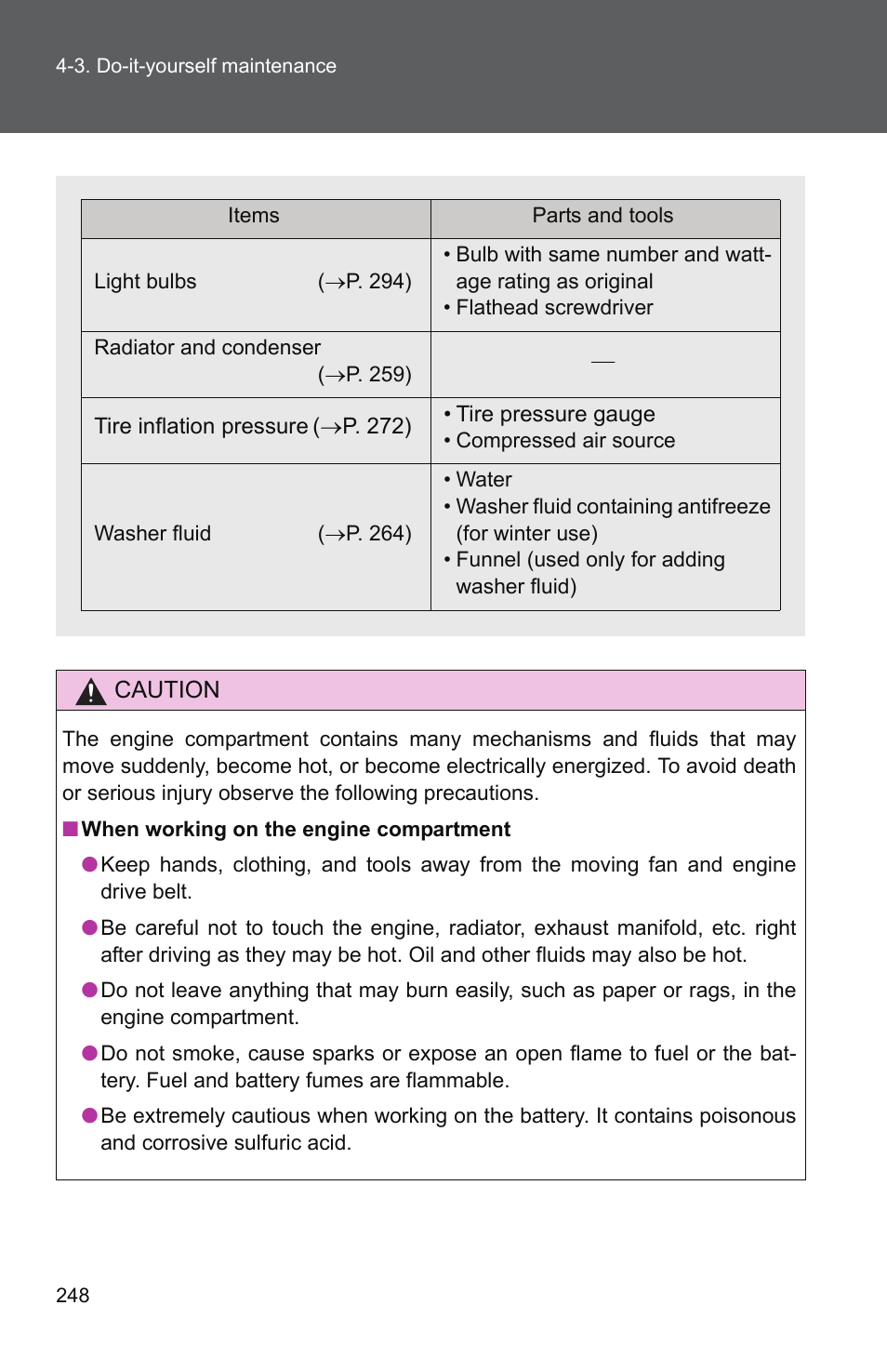 TOYOTA 2010 Yaris User Manual | Page 259 / 406