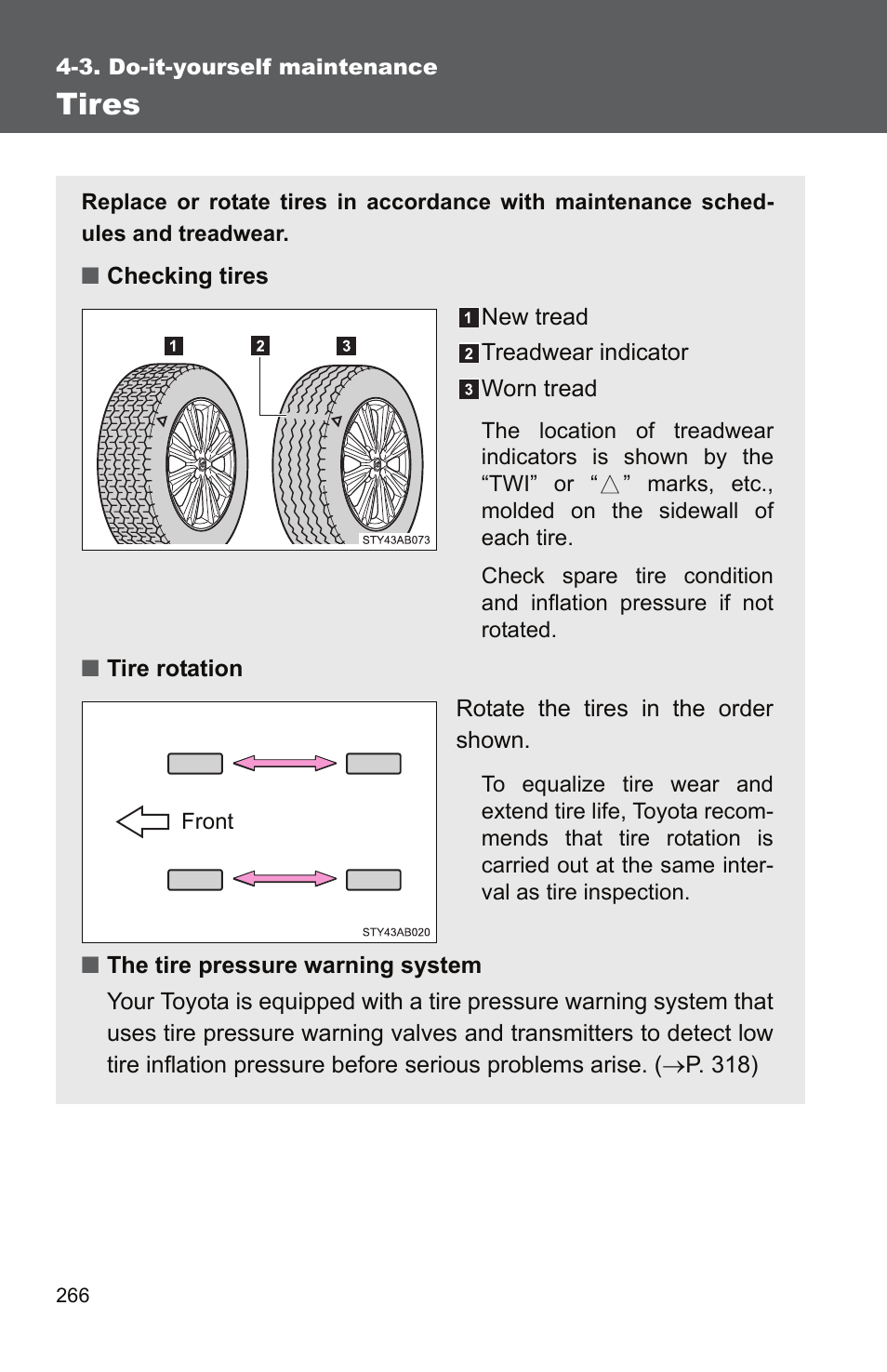 Tires | TOYOTA 2010 Yaris User Manual | Page 277 / 406