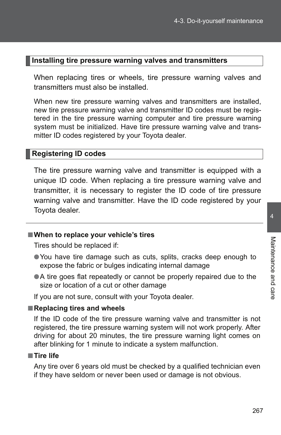 TOYOTA 2010 Yaris User Manual | Page 278 / 406