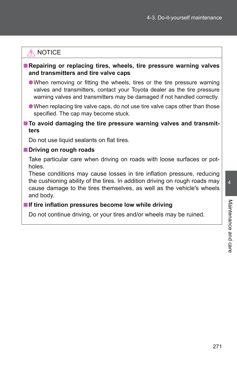 TOYOTA 2010 Yaris User Manual | Page 282 / 406