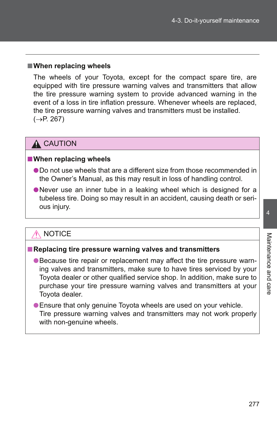 TOYOTA 2010 Yaris User Manual | Page 288 / 406