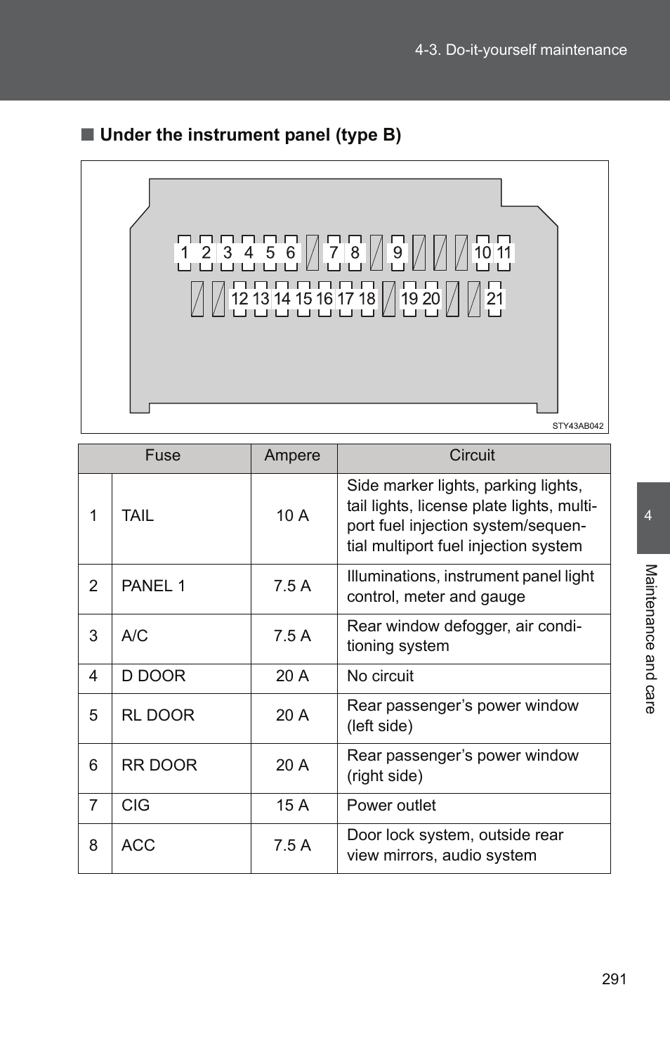 TOYOTA 2010 Yaris User Manual | Page 302 / 406