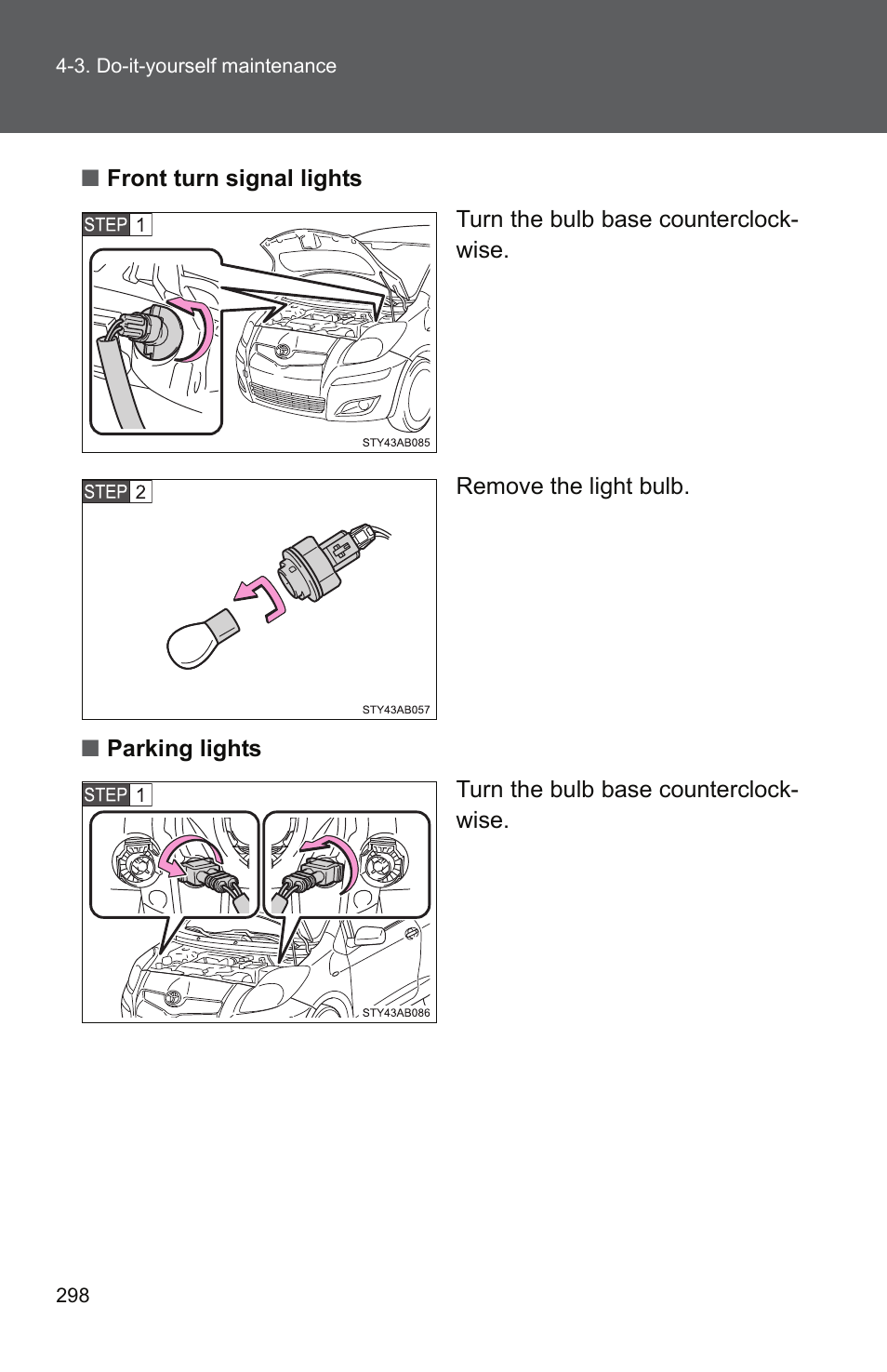 TOYOTA 2010 Yaris User Manual | Page 309 / 406