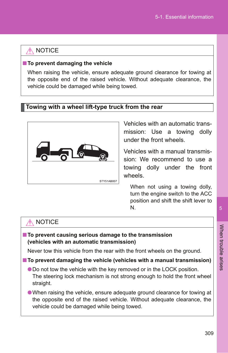 TOYOTA 2010 Yaris User Manual | Page 319 / 406