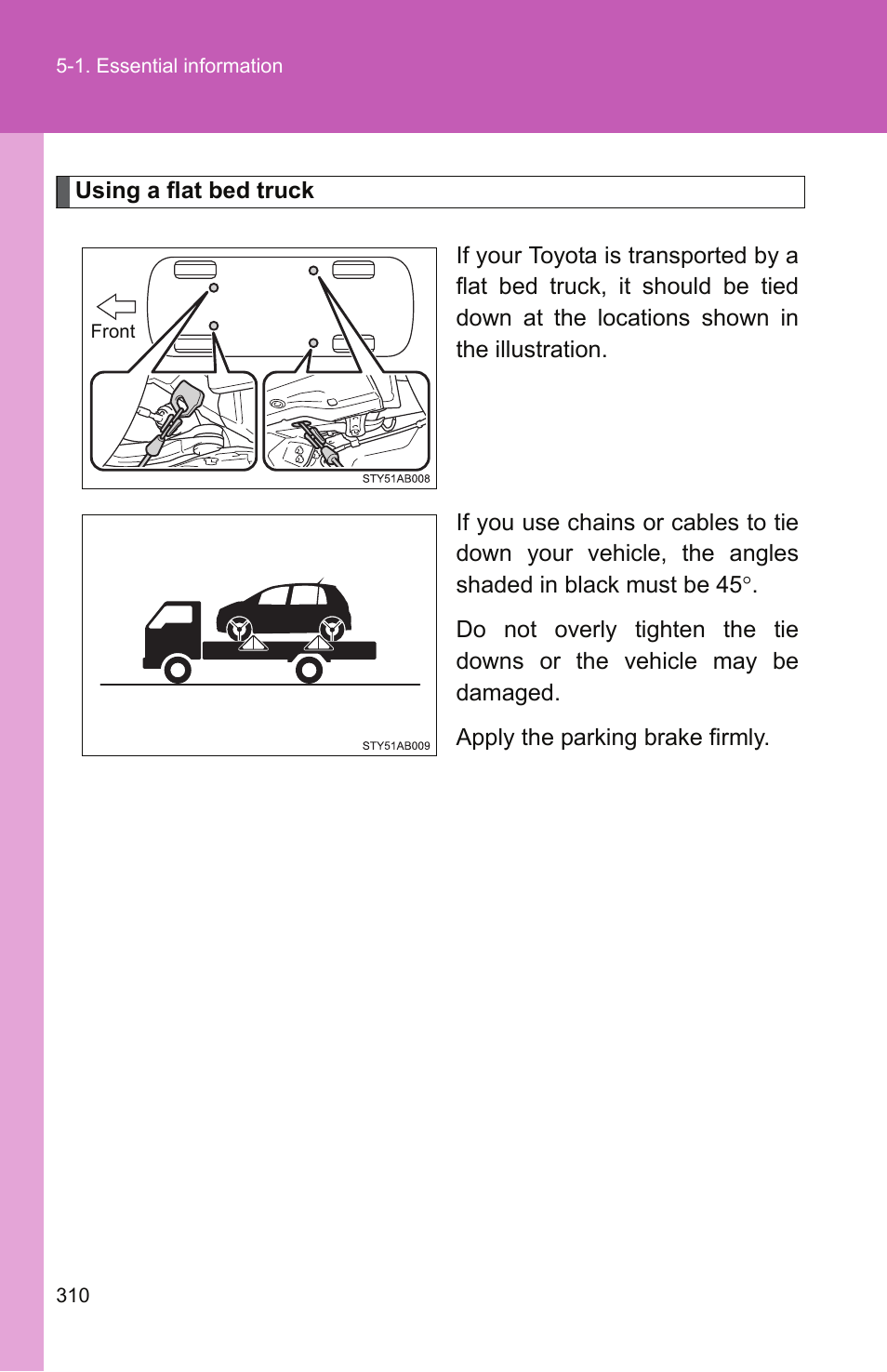 TOYOTA 2010 Yaris User Manual | Page 320 / 406