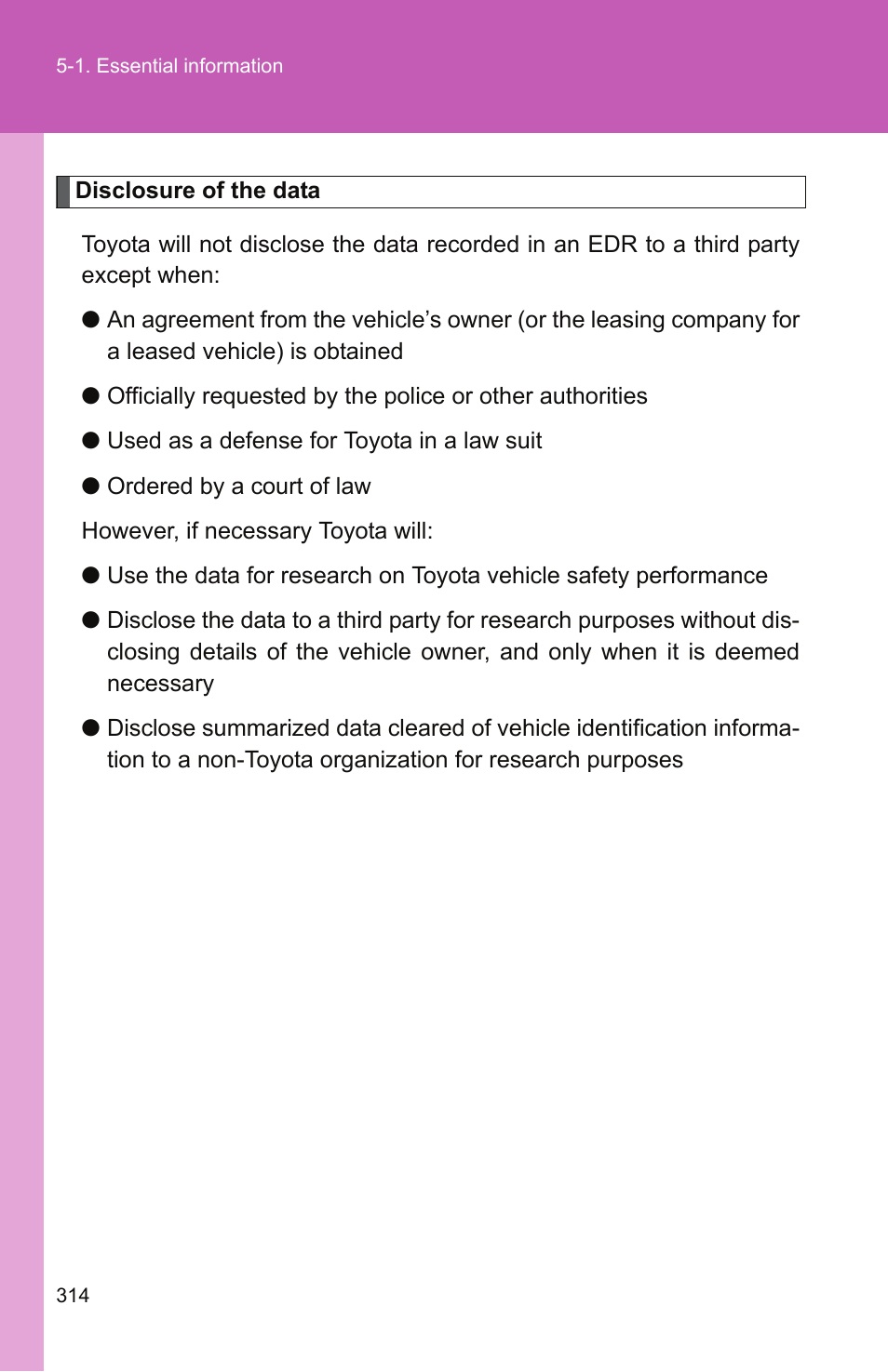 TOYOTA 2010 Yaris User Manual | Page 324 / 406