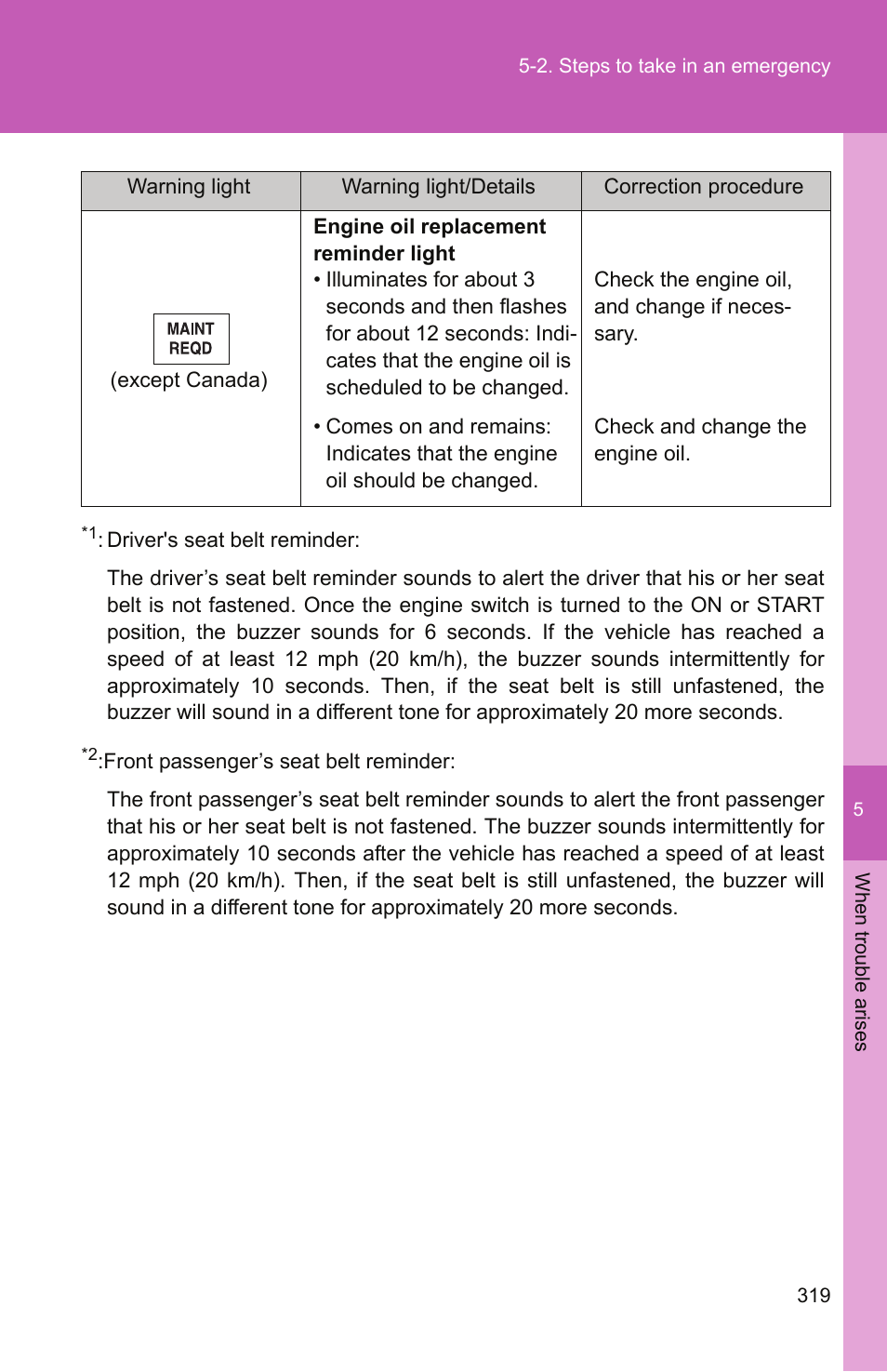 TOYOTA 2010 Yaris User Manual | Page 329 / 406