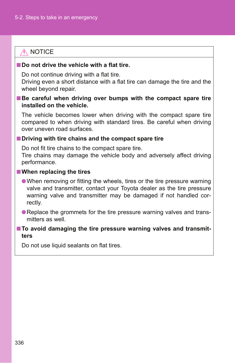 TOYOTA 2010 Yaris User Manual | Page 346 / 406