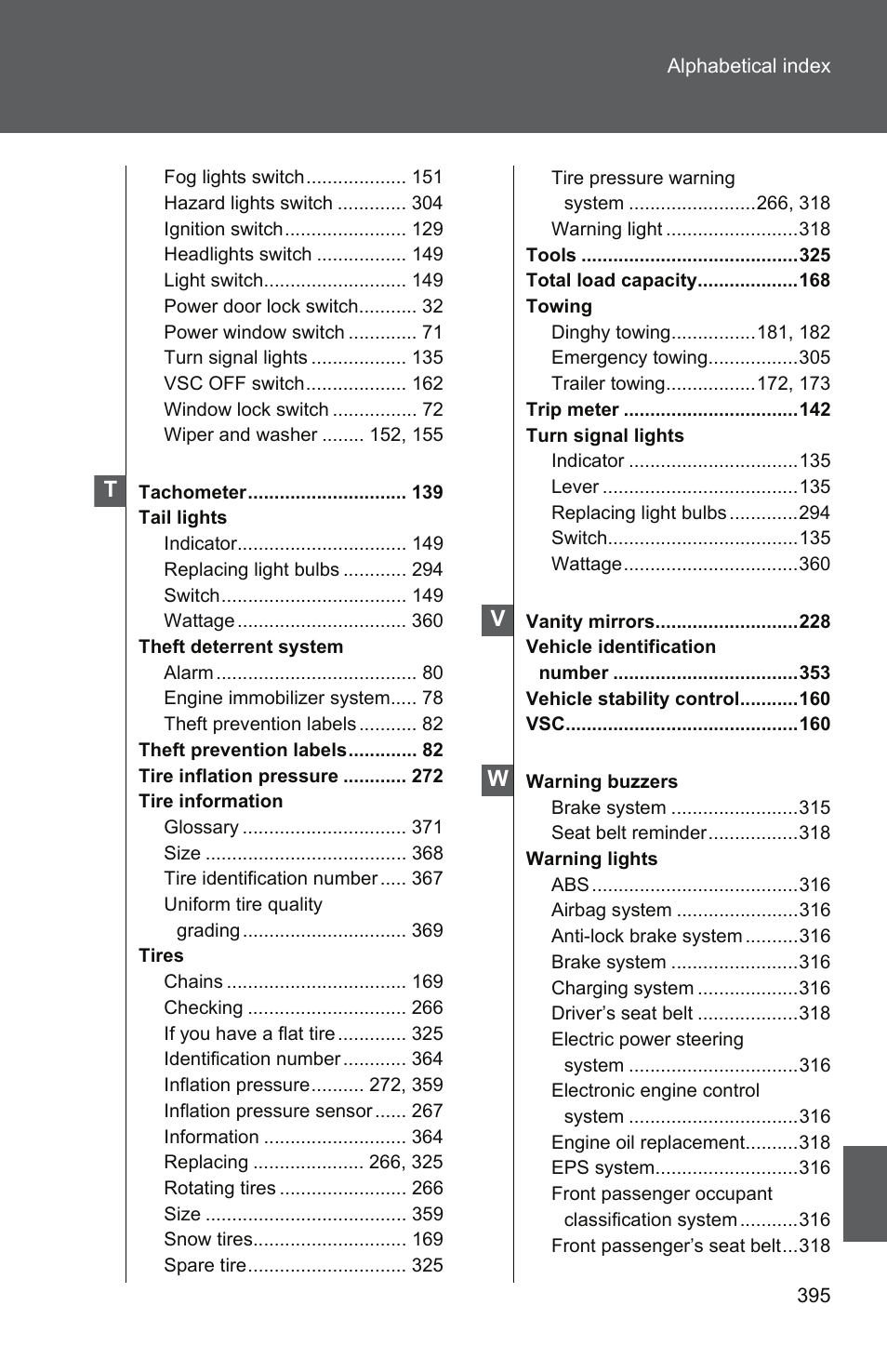 TOYOTA 2010 Yaris User Manual | Page 401 / 406