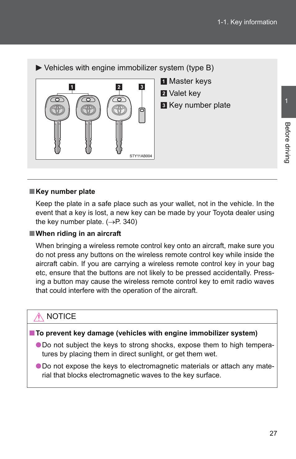 TOYOTA 2010 Yaris User Manual | Page 41 / 406