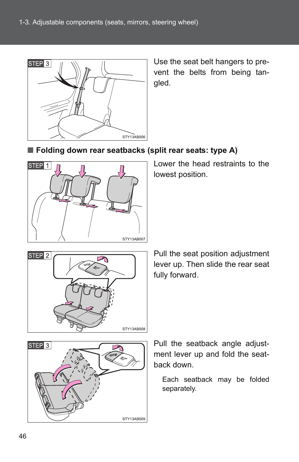 TOYOTA 2010 Yaris User Manual | Page 60 / 406