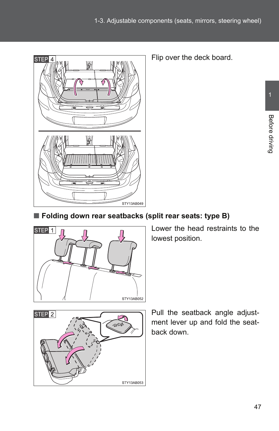 TOYOTA 2010 Yaris User Manual | Page 61 / 406