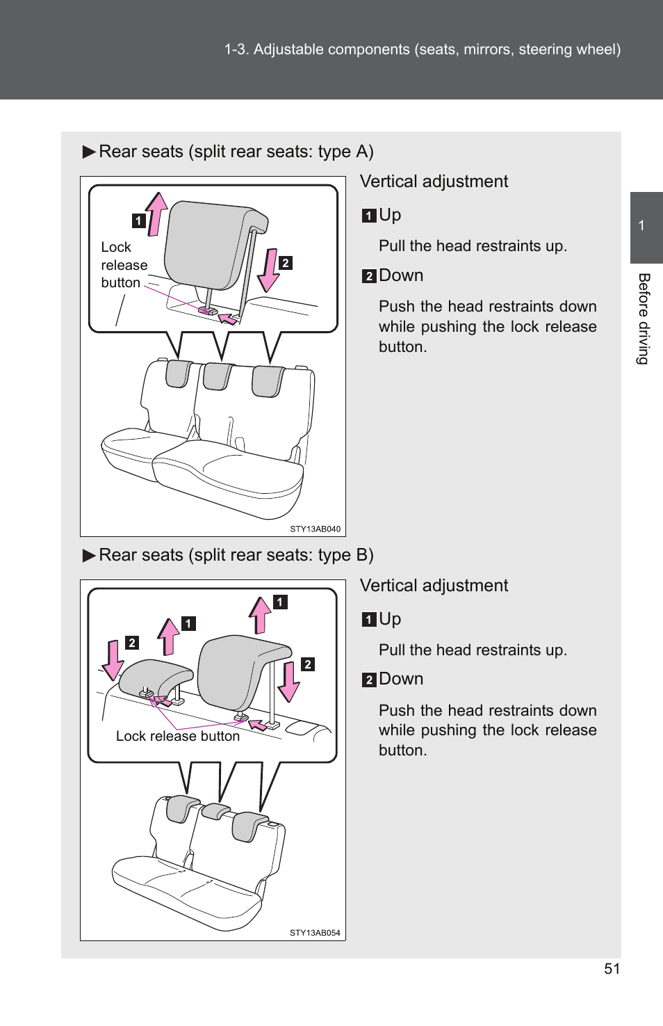 TOYOTA 2010 Yaris User Manual | Page 65 / 406