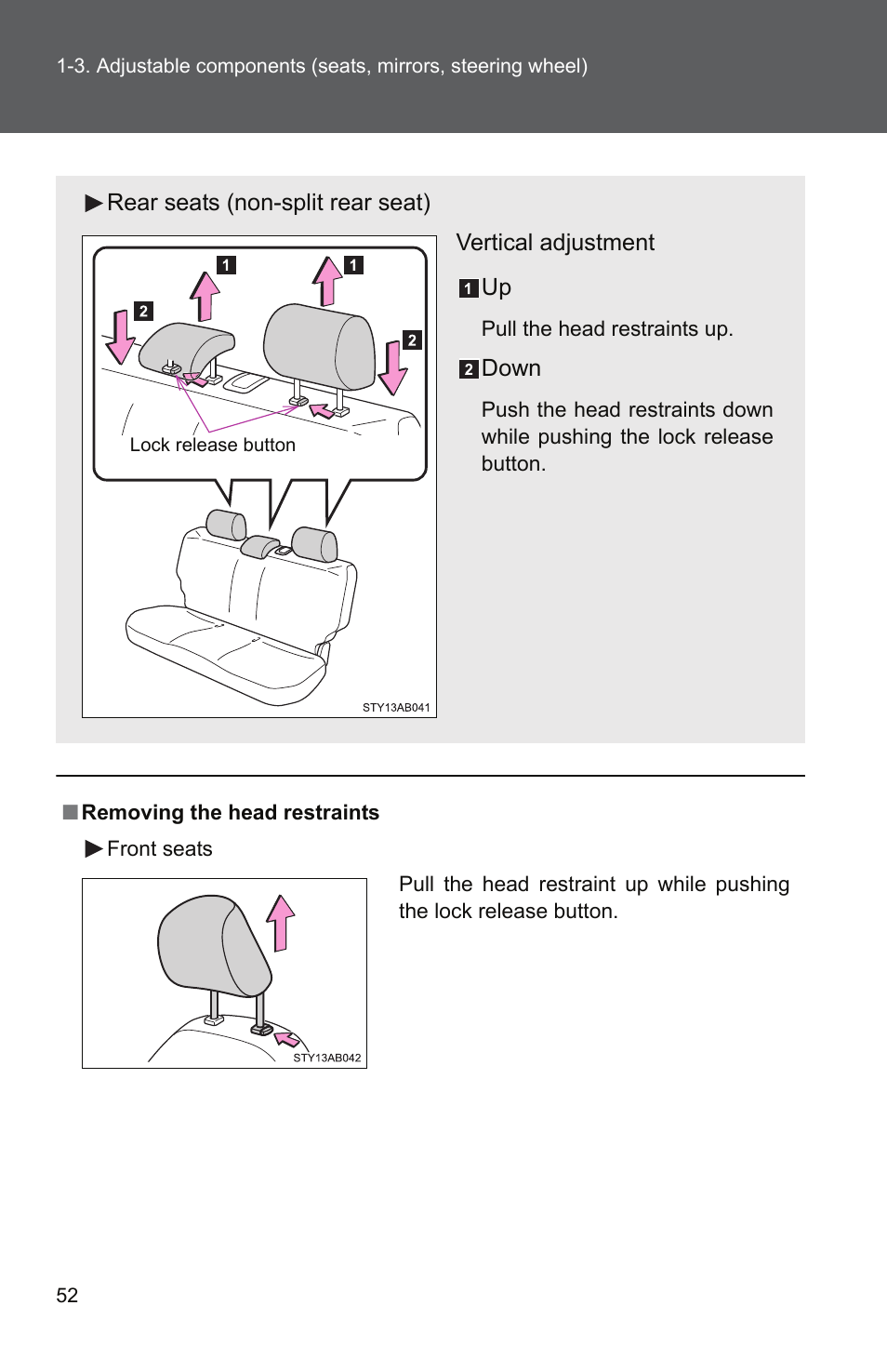 TOYOTA 2010 Yaris User Manual | Page 66 / 406