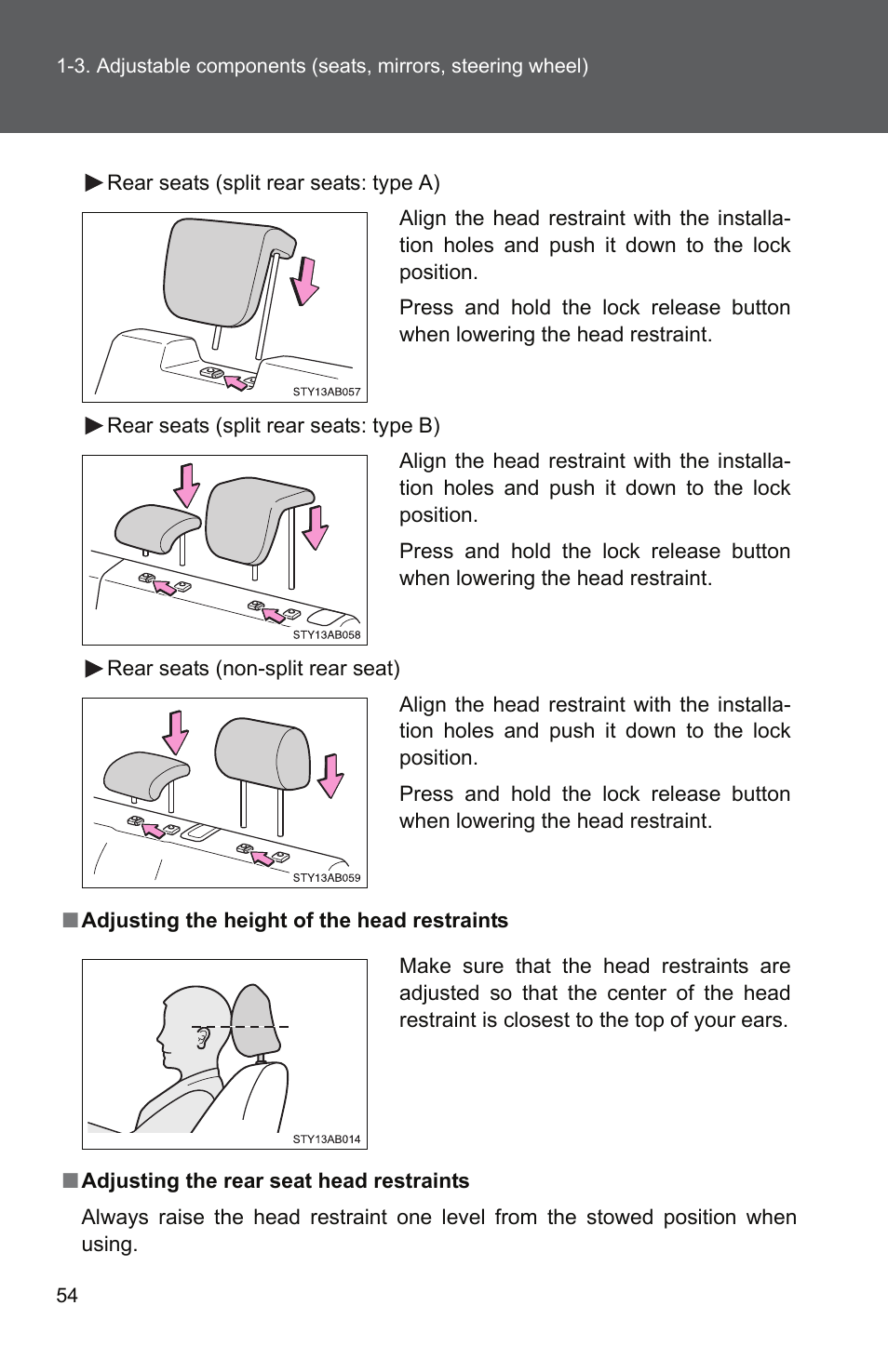 TOYOTA 2010 Yaris User Manual | Page 68 / 406