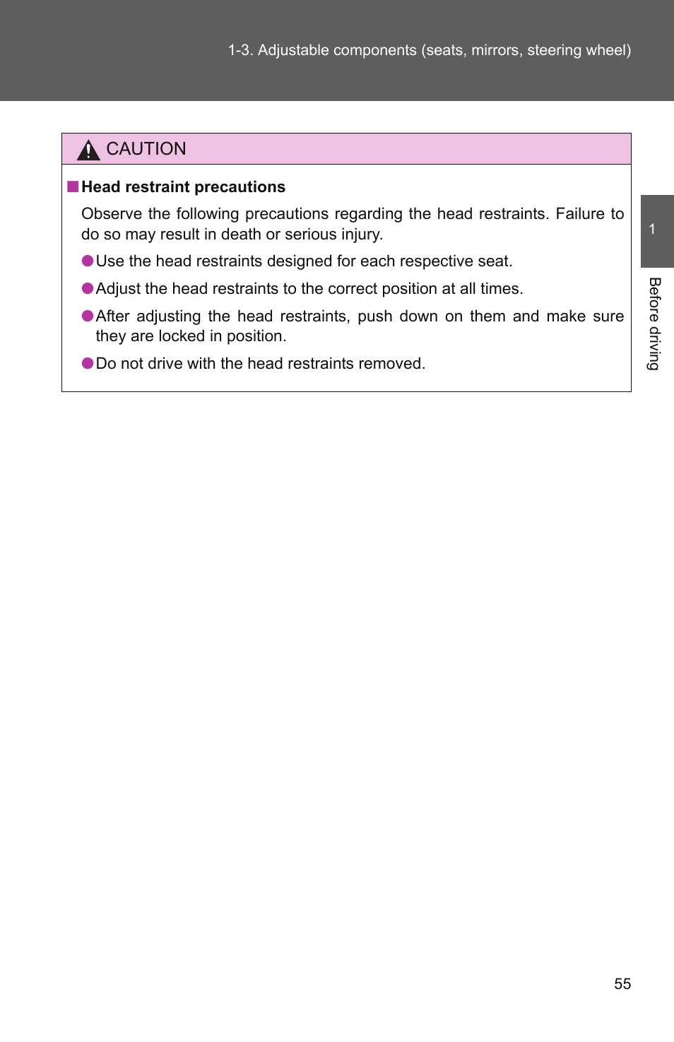 TOYOTA 2010 Yaris User Manual | Page 69 / 406