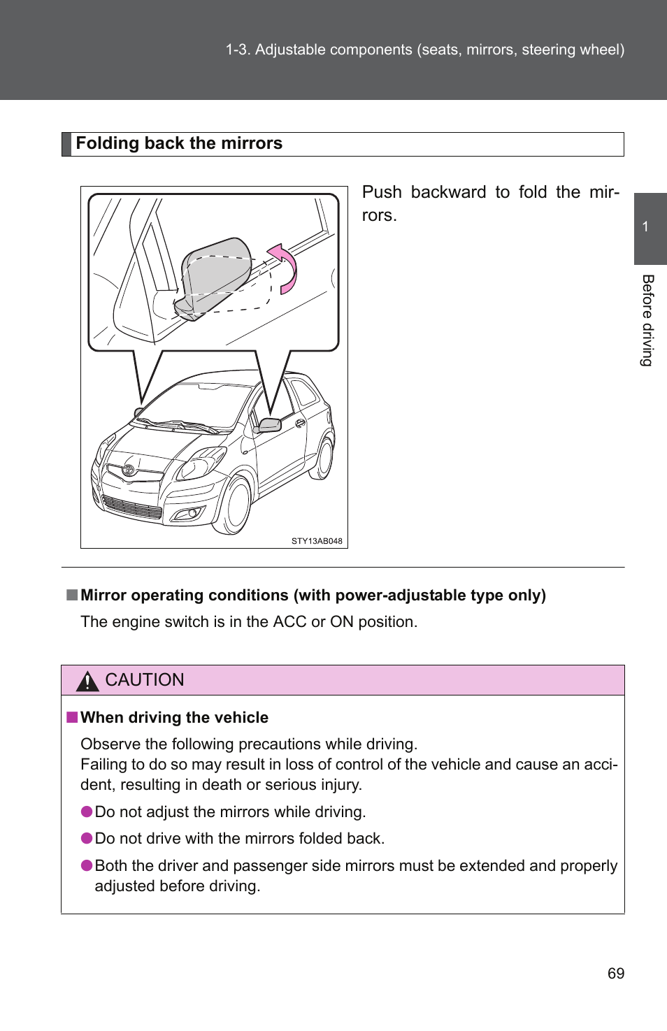 TOYOTA 2010 Yaris User Manual | Page 83 / 406