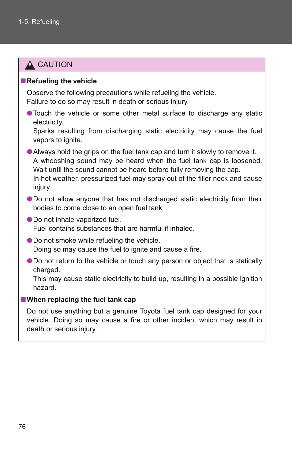 TOYOTA 2010 Yaris User Manual | Page 90 / 406