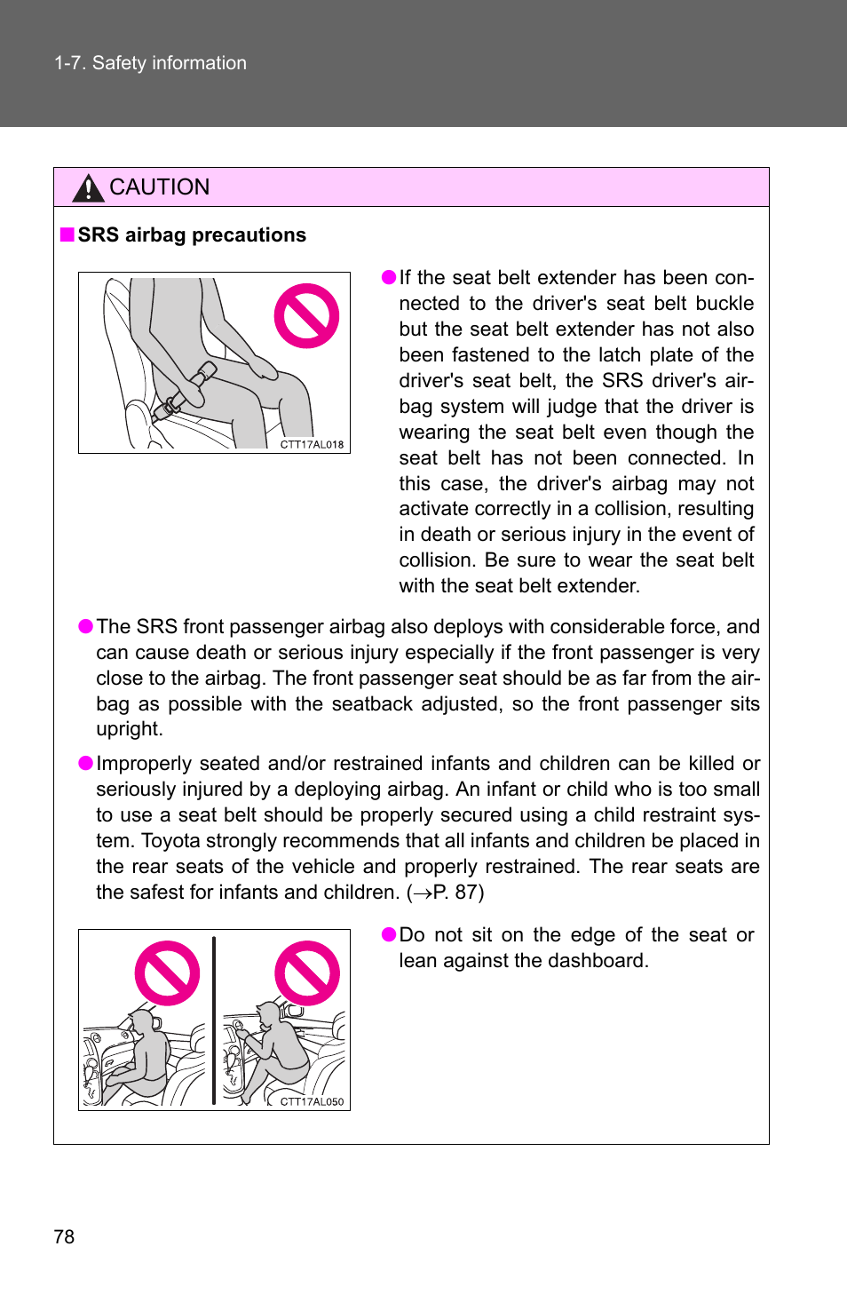 TOYOTA 2010 Matrix User Manual | Page 100 / 461
