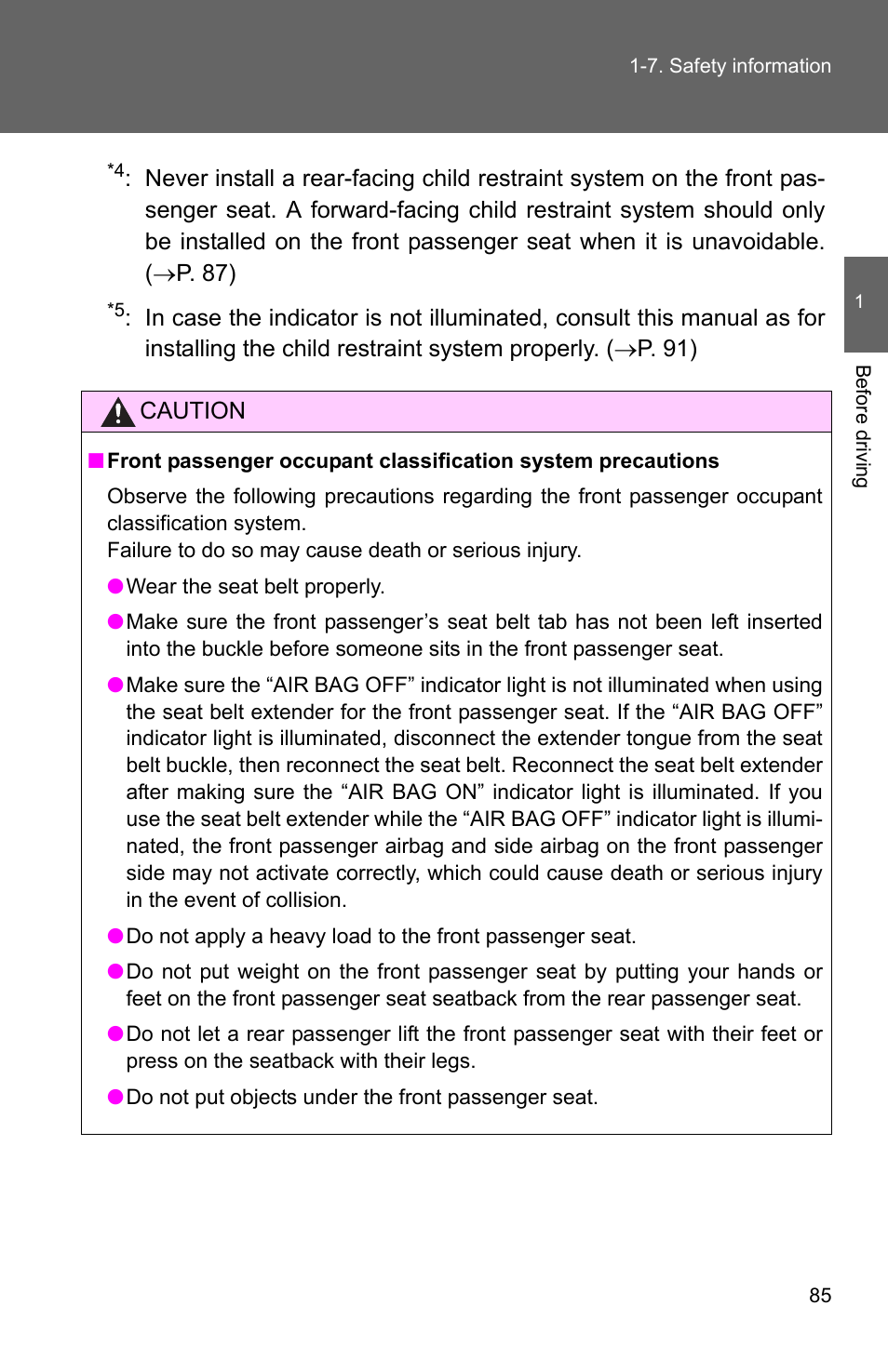 TOYOTA 2010 Matrix User Manual | Page 107 / 461