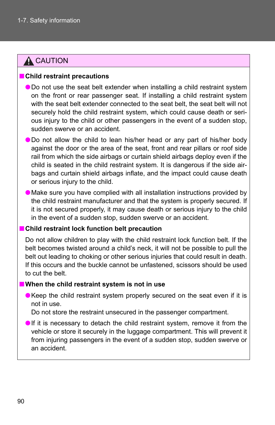 TOYOTA 2010 Matrix User Manual | Page 112 / 461