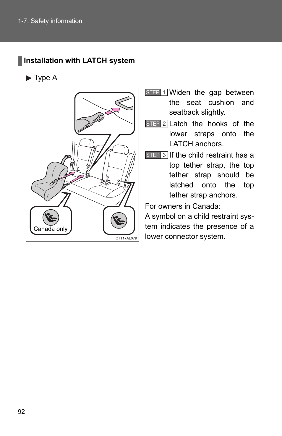 TOYOTA 2010 Matrix User Manual | Page 114 / 461