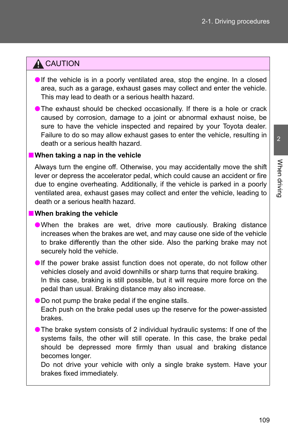 TOYOTA 2010 Matrix User Manual | Page 130 / 461