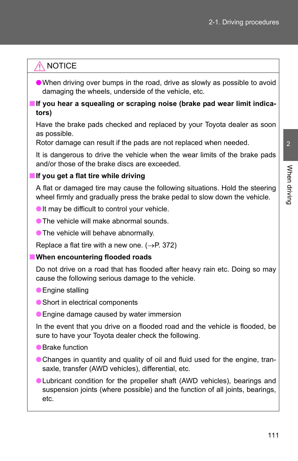 TOYOTA 2010 Matrix User Manual | Page 132 / 461