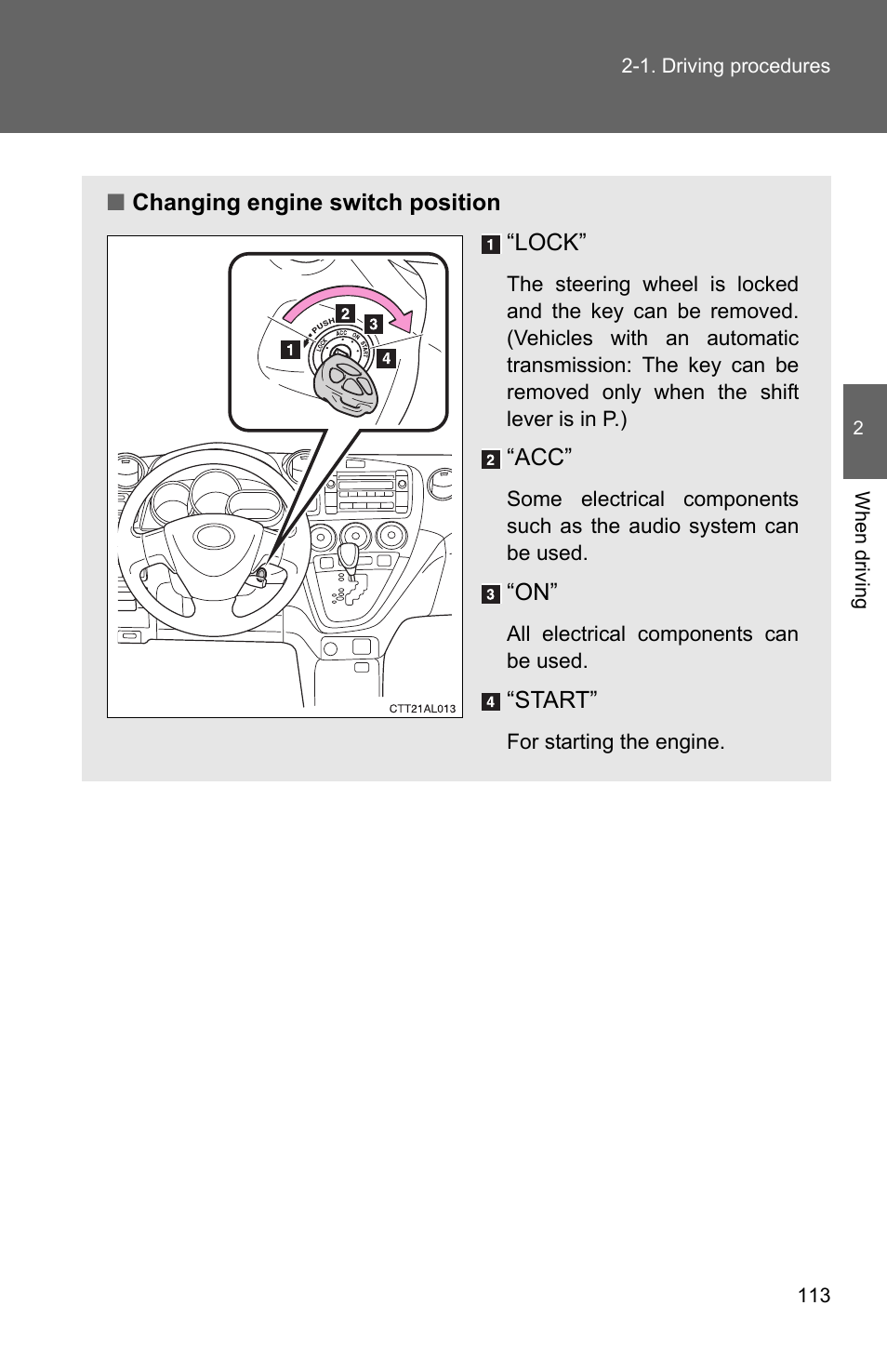 TOYOTA 2010 Matrix User Manual | Page 134 / 461
