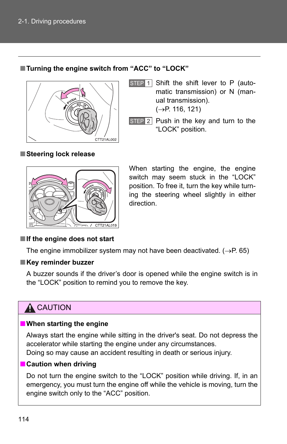 TOYOTA 2010 Matrix User Manual | Page 135 / 461