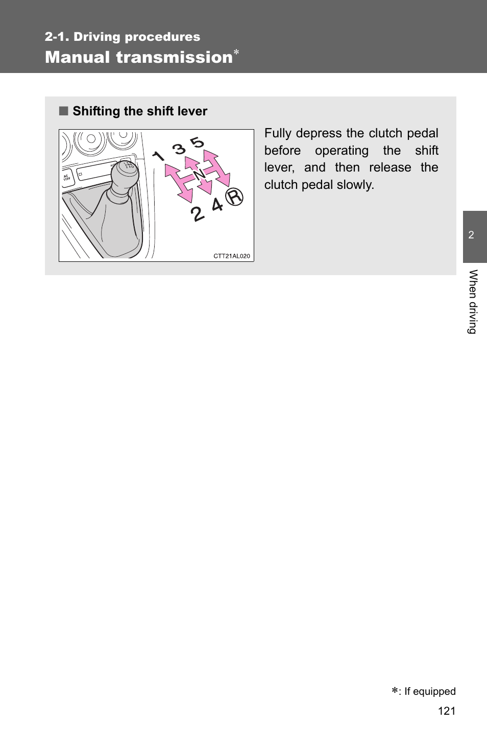 Manual transmission | TOYOTA 2010 Matrix User Manual | Page 142 / 461