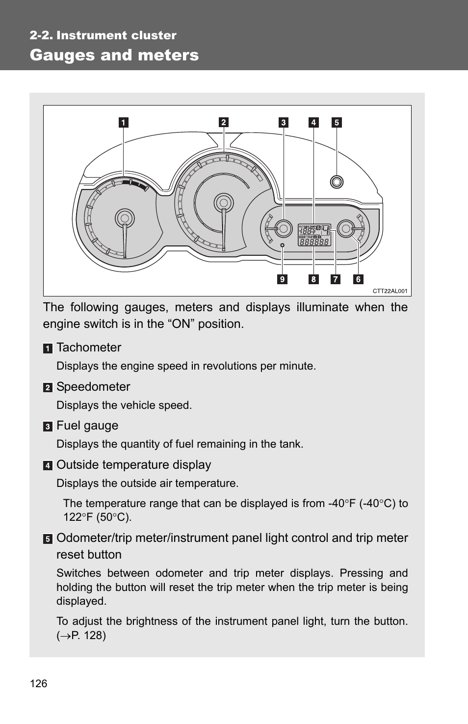 Sec_02-02, Gauges and meters | TOYOTA 2010 Matrix User Manual | Page 147 / 461