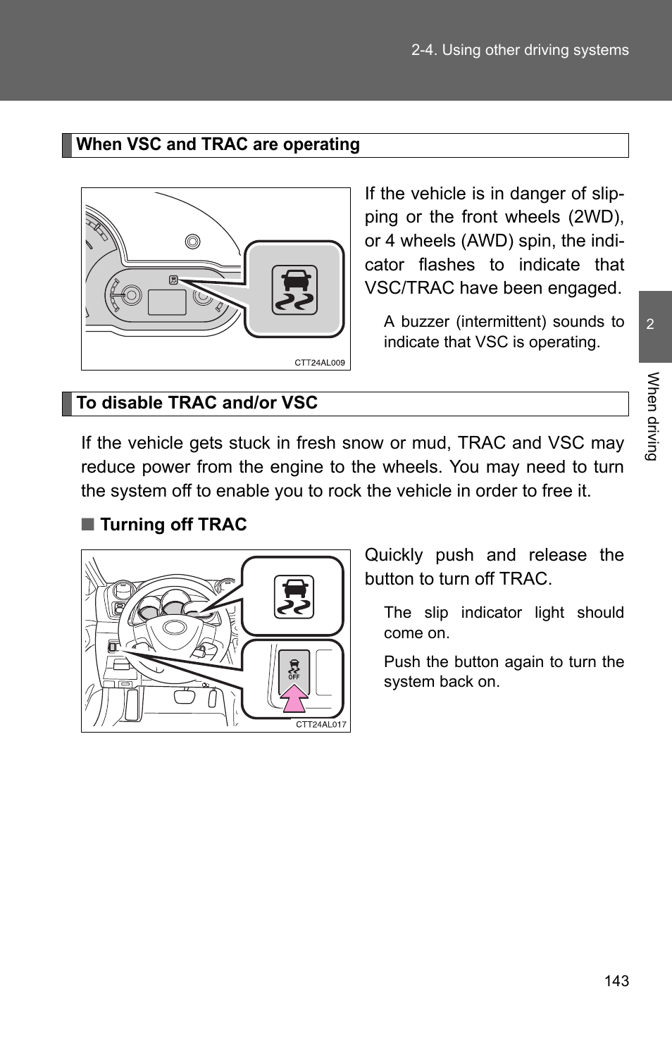 TOYOTA 2010 Matrix User Manual | Page 164 / 461