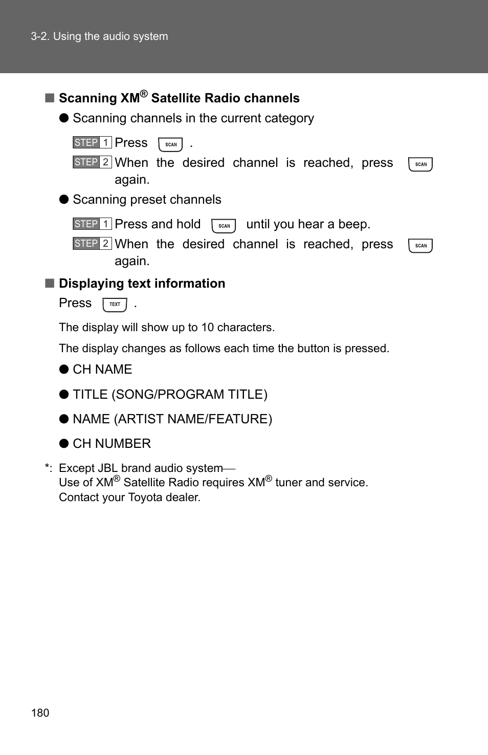 TOYOTA 2010 Matrix User Manual | Page 199 / 461